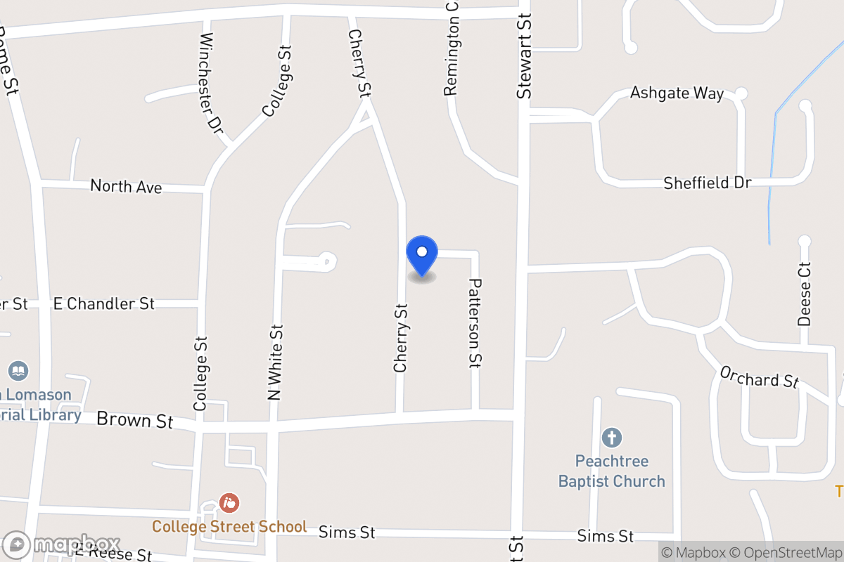 Map of 143 Cherry St