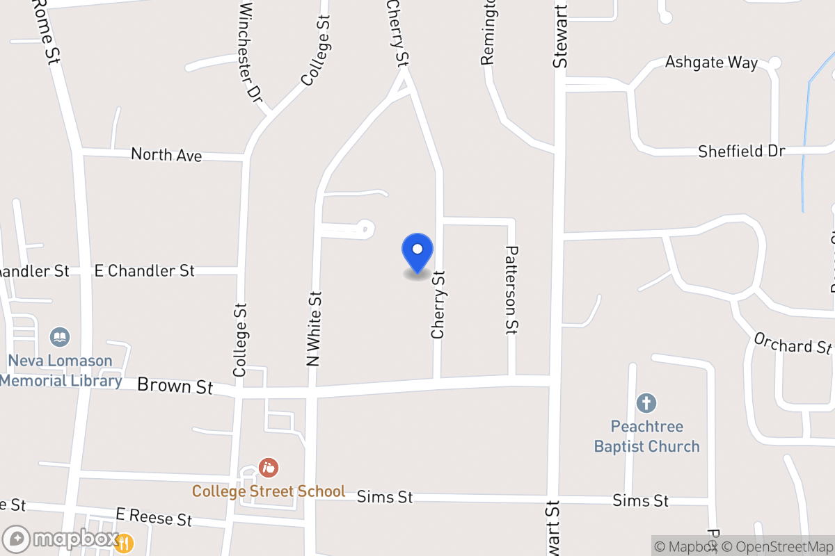 Map of 134 Cherry St