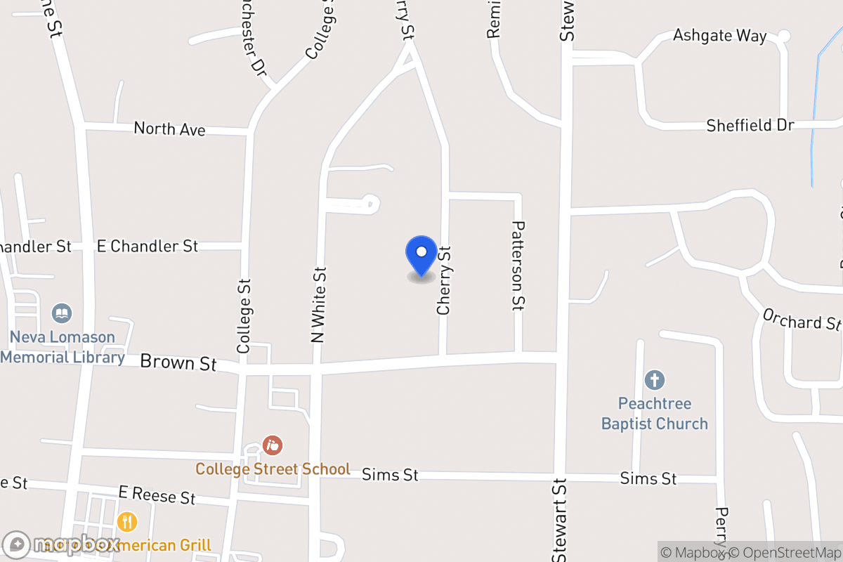 Map of 126 Cherry St