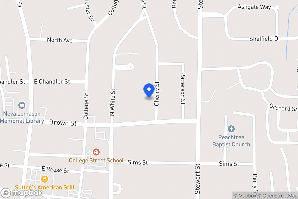 Map of 122 Cherry St