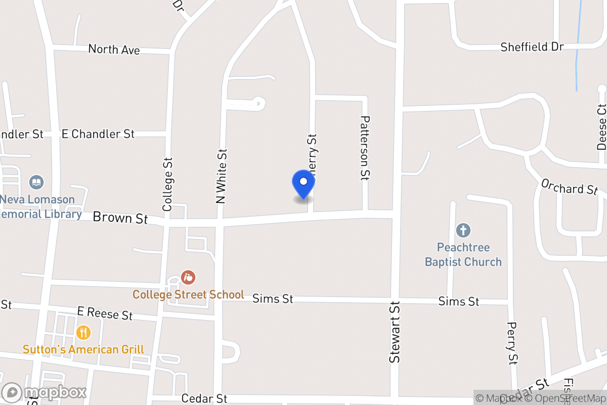 Map of 238 Brown St
