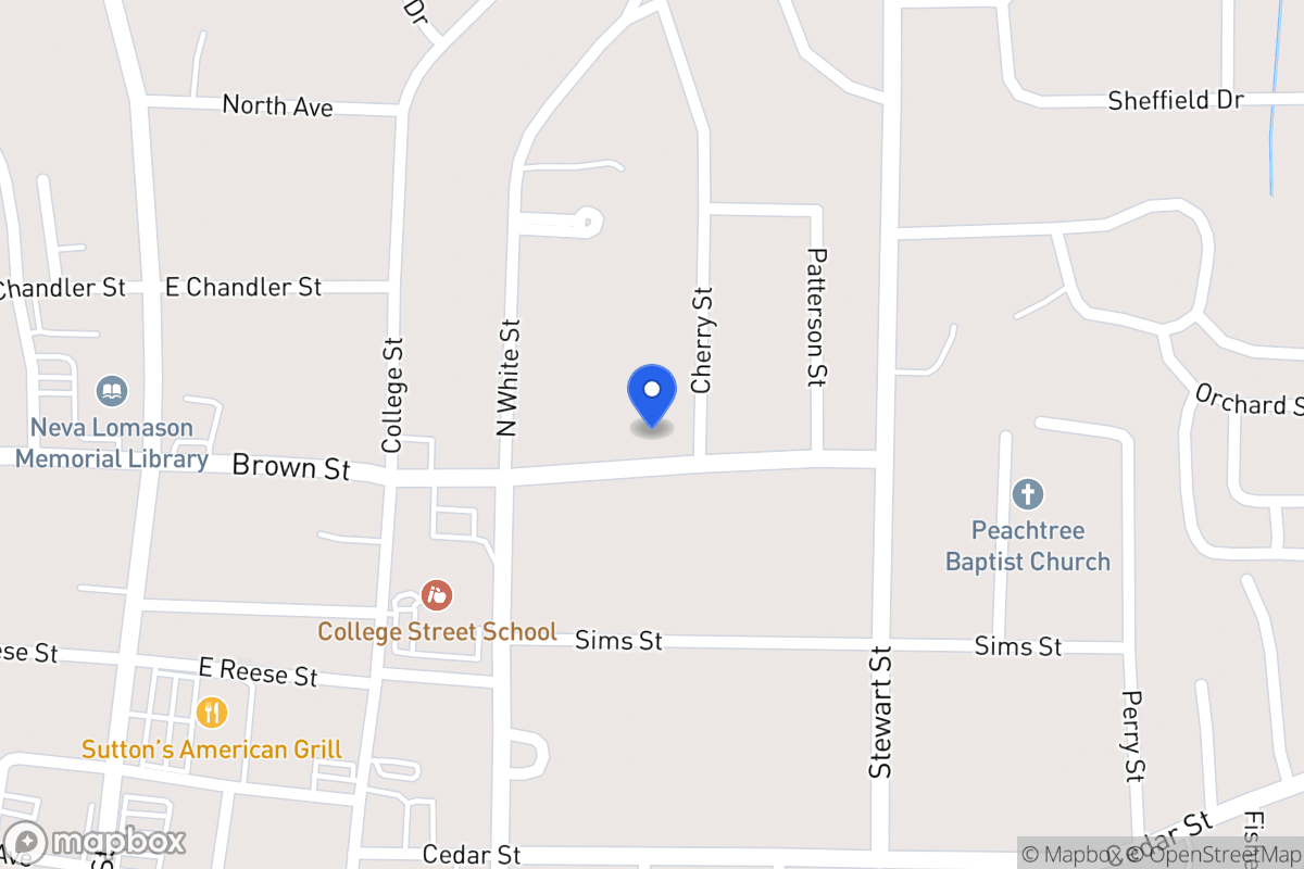 Map of 230 Brown St