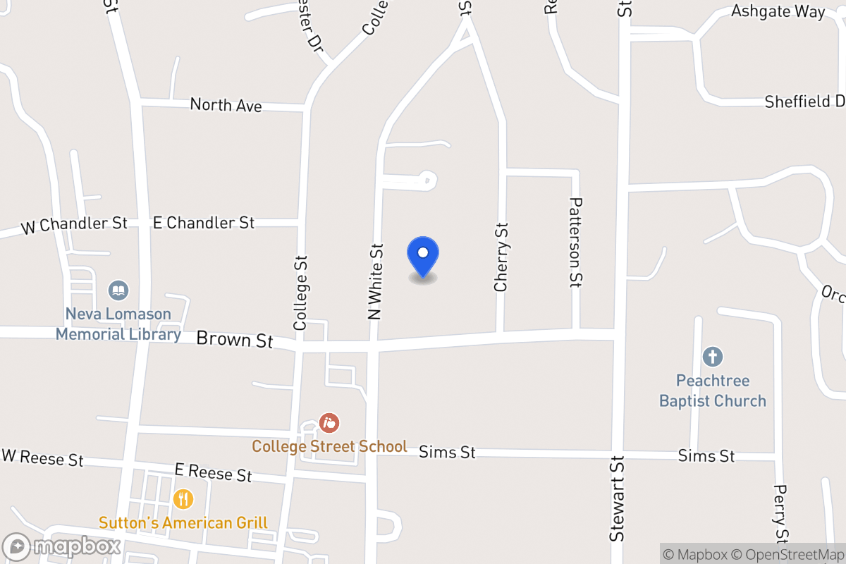 Map of 519 N White St
