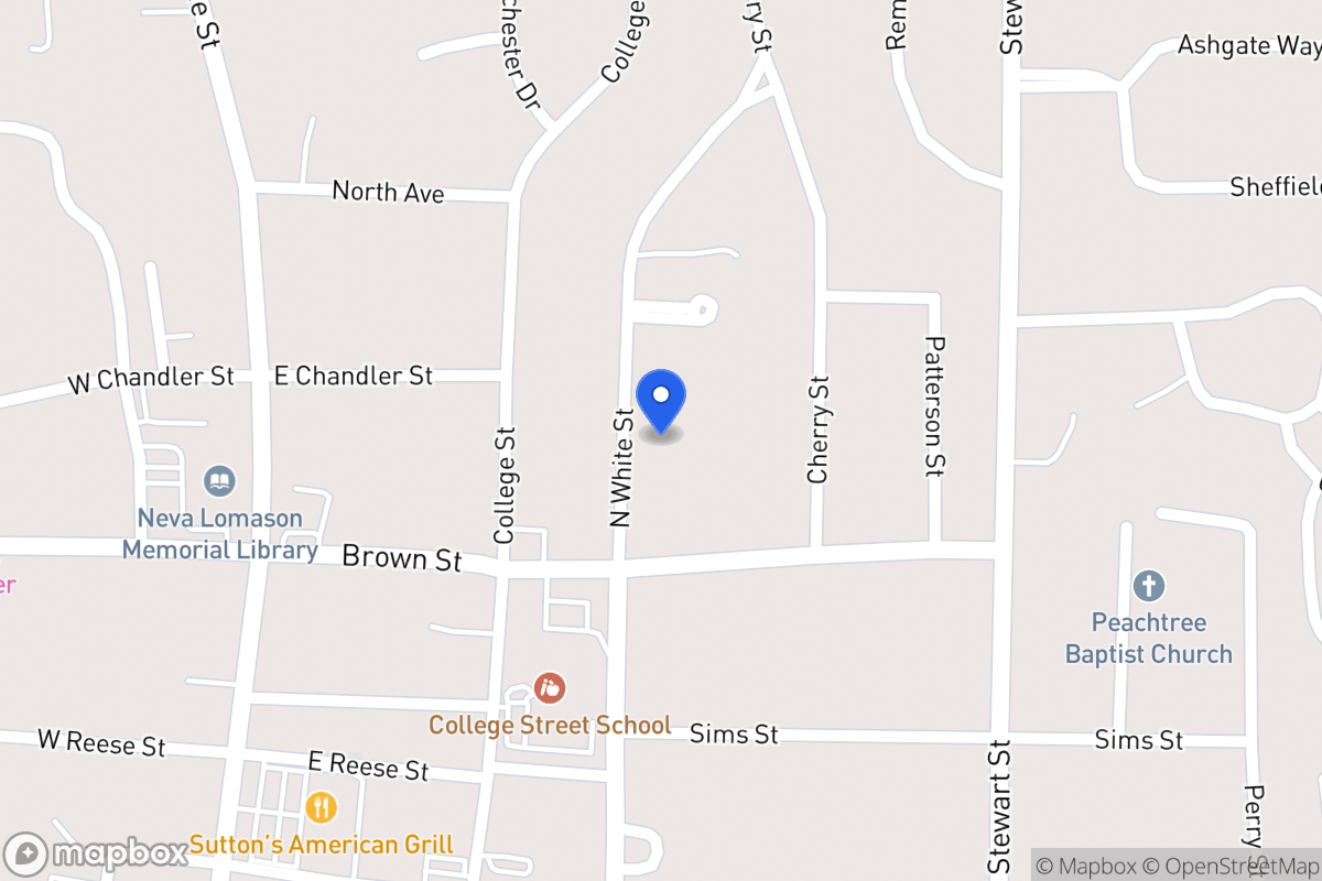 Map of 527 N White St