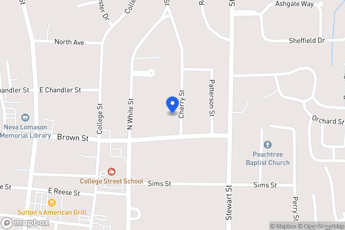 Map of Cherry St