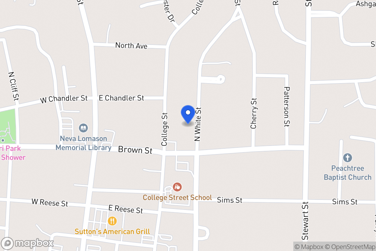 Map of 518 N White St