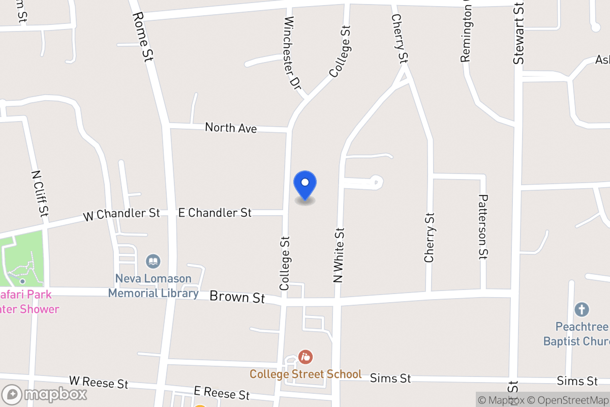Map of 601 603 College St