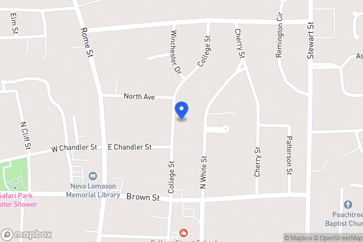 Map of 609 College St