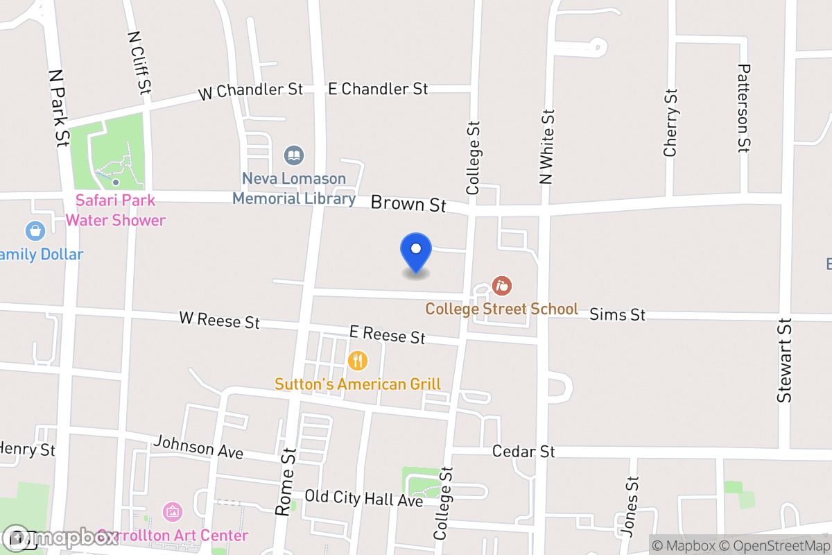 Map of 128 130 Rhudy St