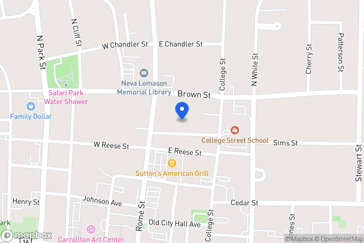 Map of 118 Rhudy St