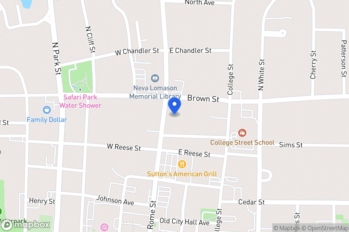 Map of 609 Rome St