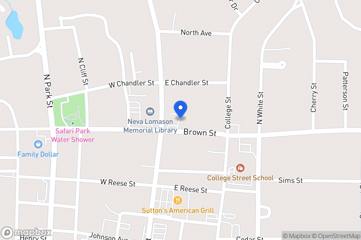 Map of 705 Rome St