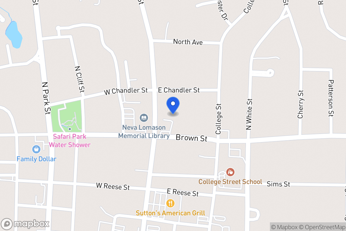 Map of 709 Rome St