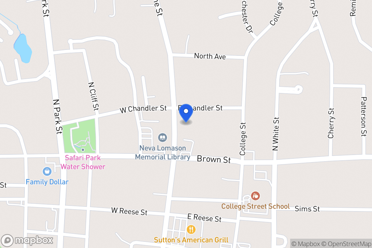 Map of 719 Rome St