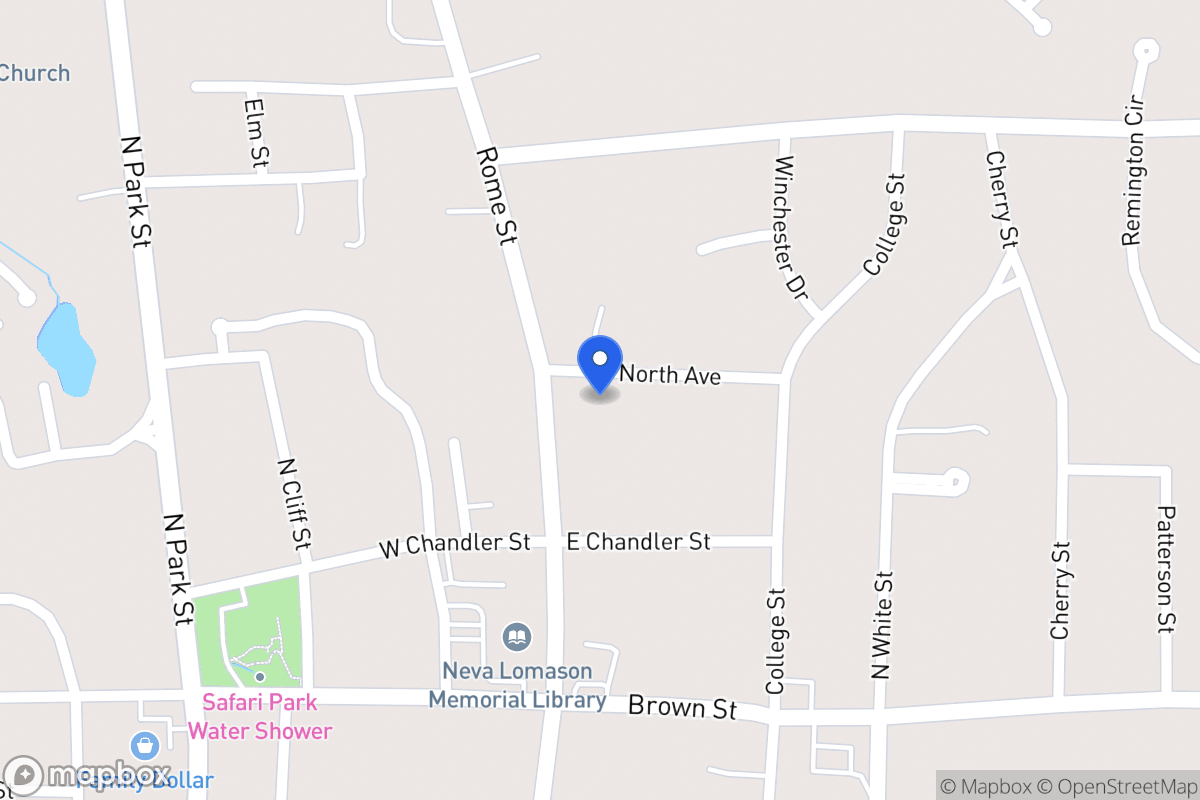 Map of 115 North Ave