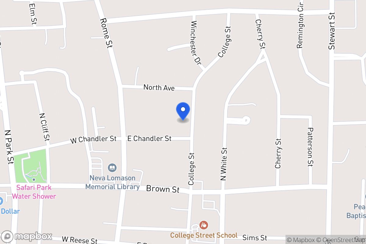 Map of 606 College St