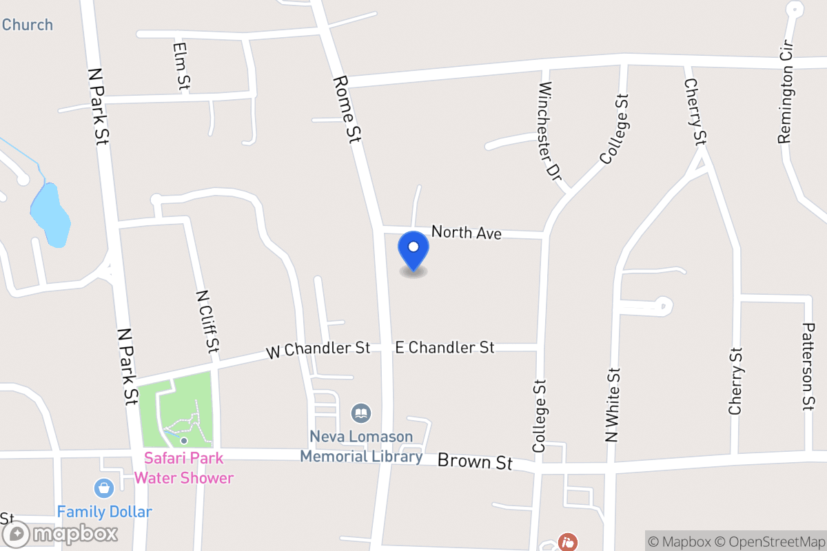 Map of 817 Rome St