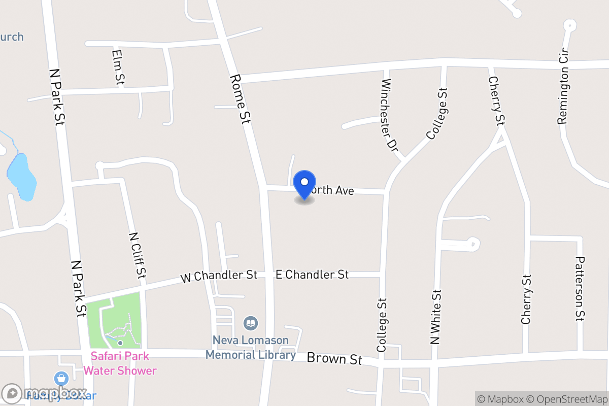 Map of 117 North Ave