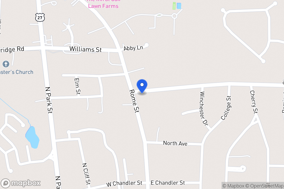 Map of 935 Rome St