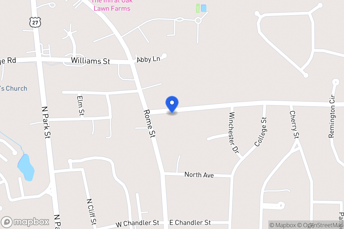 Map of 105 W White St