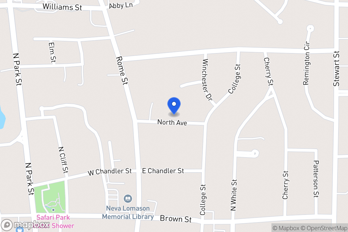 Map of 126 North Ave