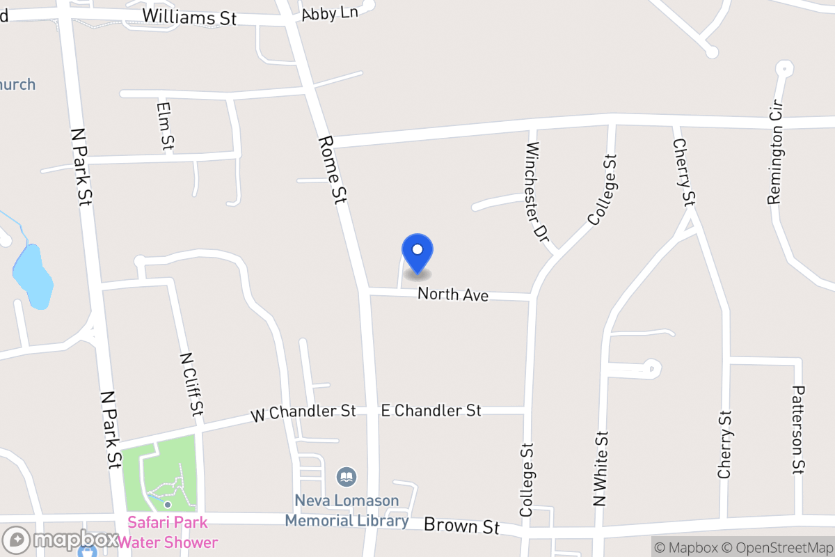 Map of 114 North Ave