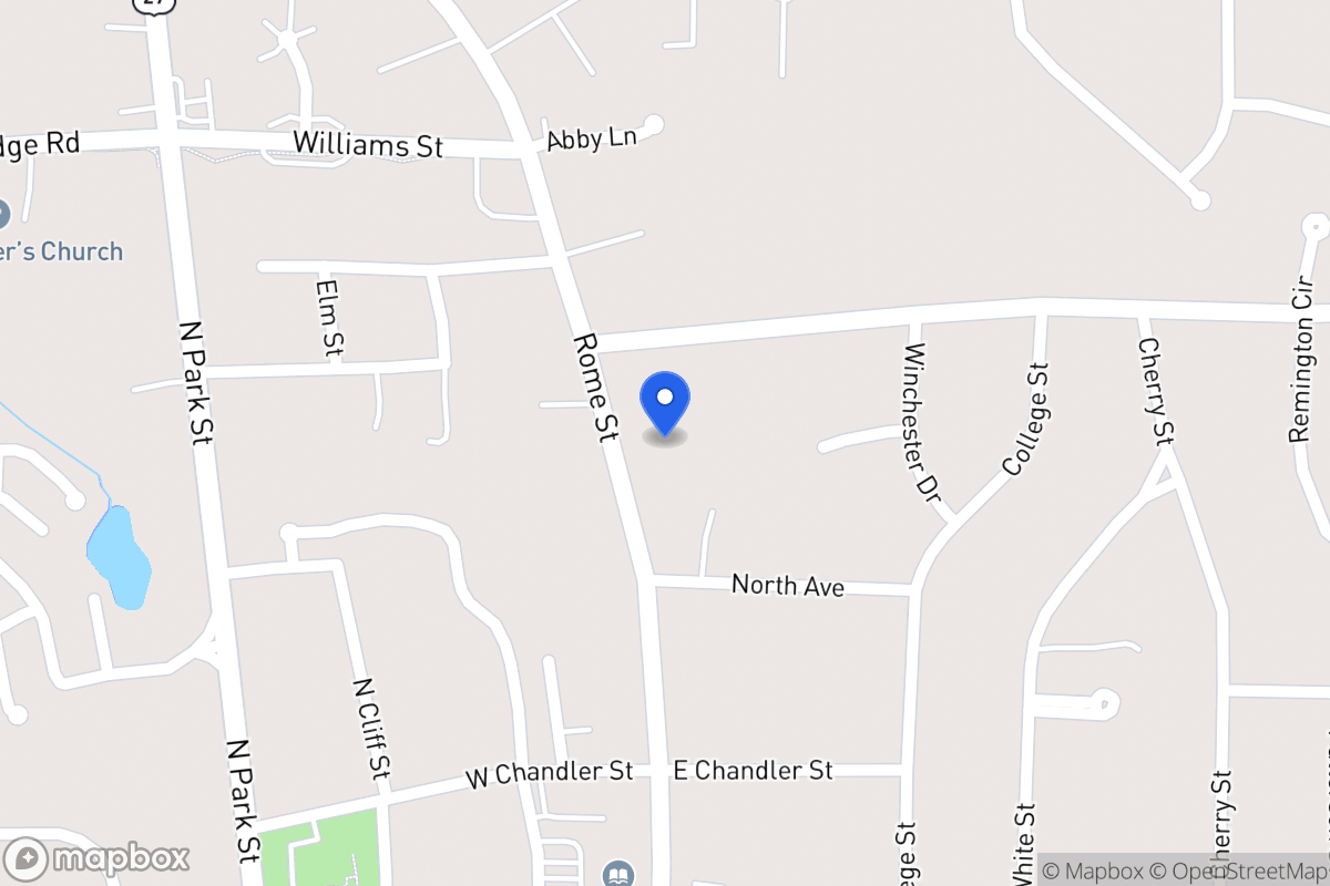 Map of 923 Rome St