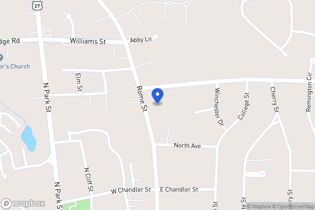 Map of 927 Rome St