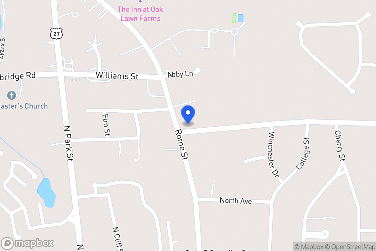 Map of 1001 Rome St
