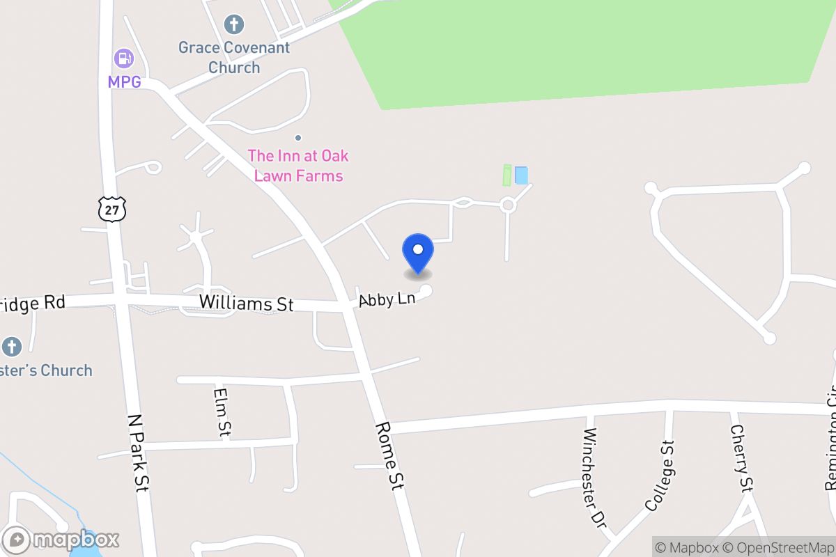 Map of Abby Ln