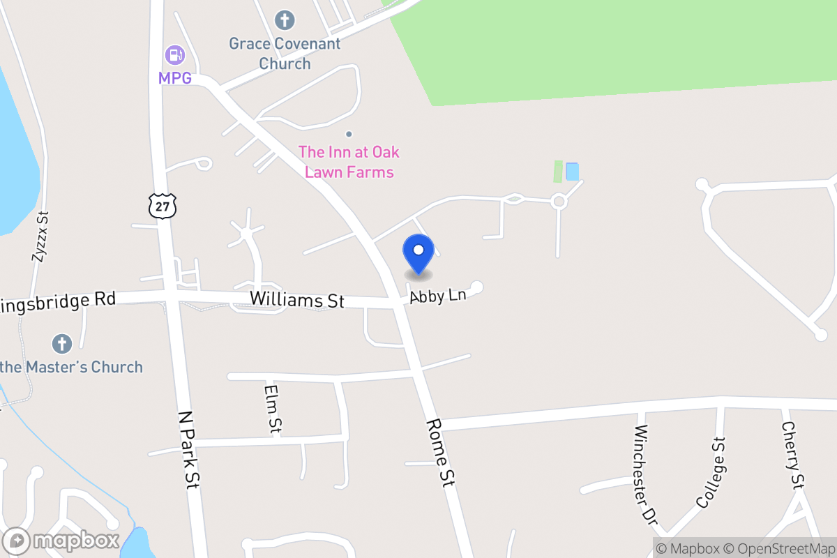 Map of 105 Abby Ln