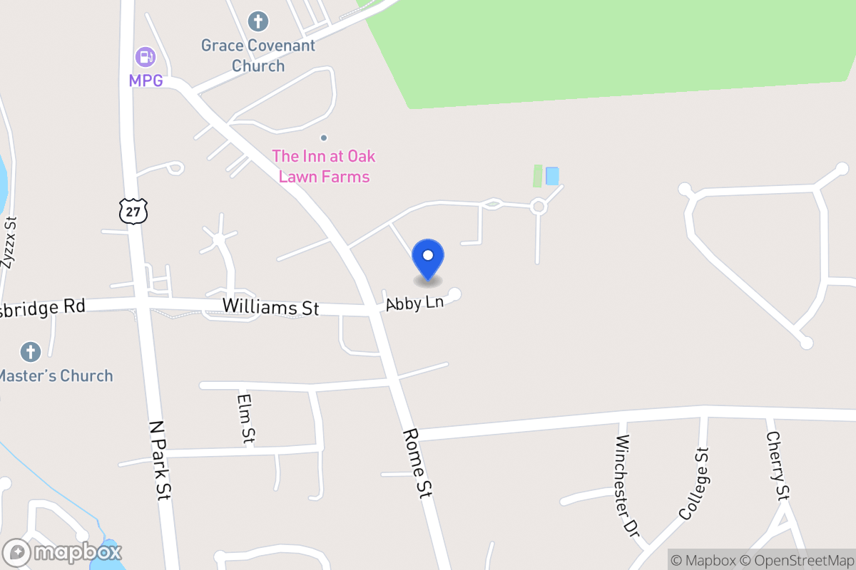 Map of 117 Abby Ln