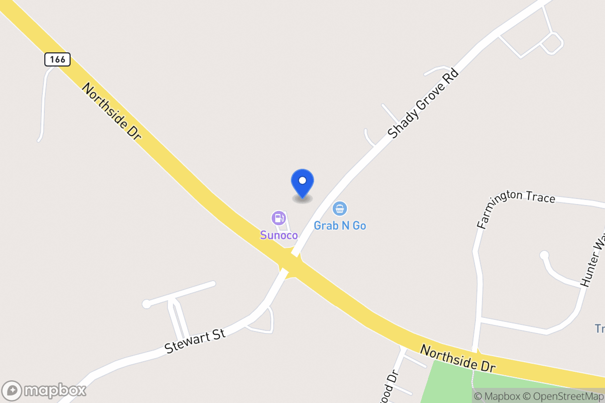 Map of 1456 Shady Grove Rd
