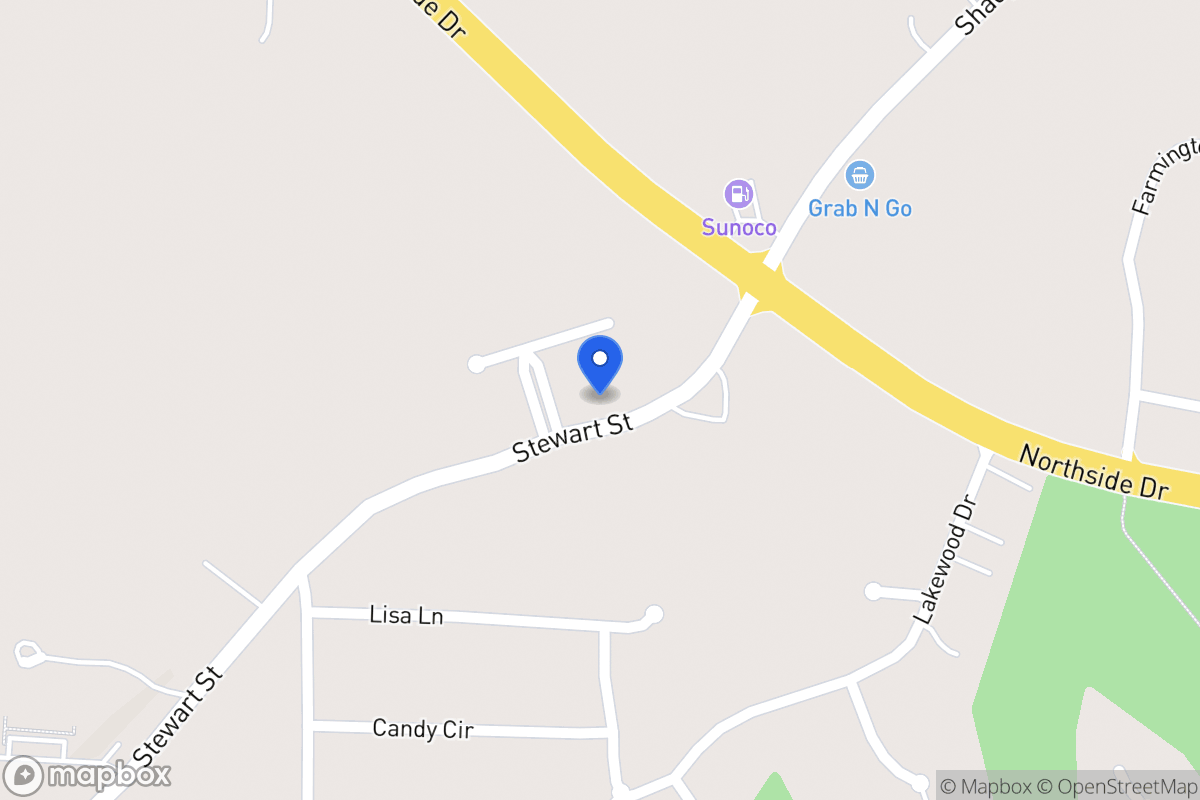 Map of 1352 Stewart St