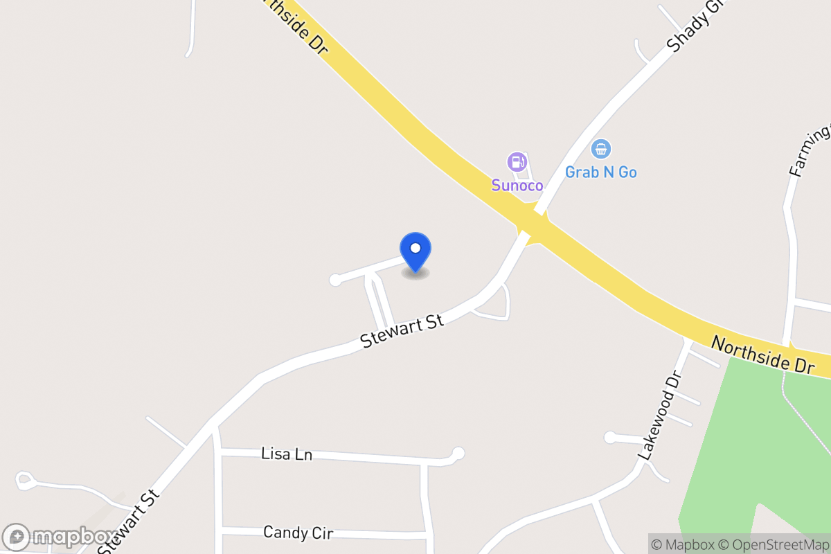 Map of 205 Woodland Ct