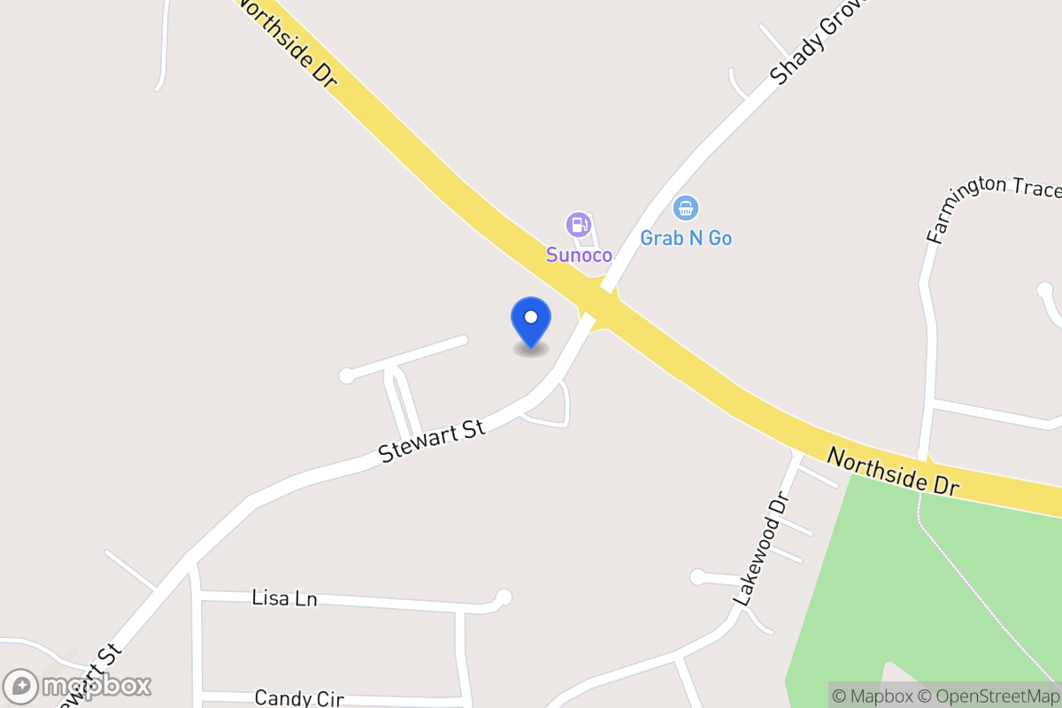 Map of 1390 Stewart St