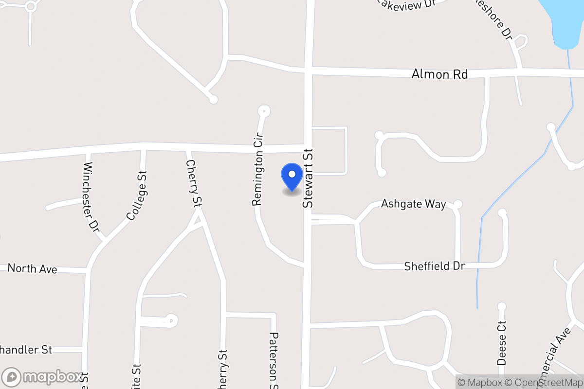 Map of 408 Stewart St