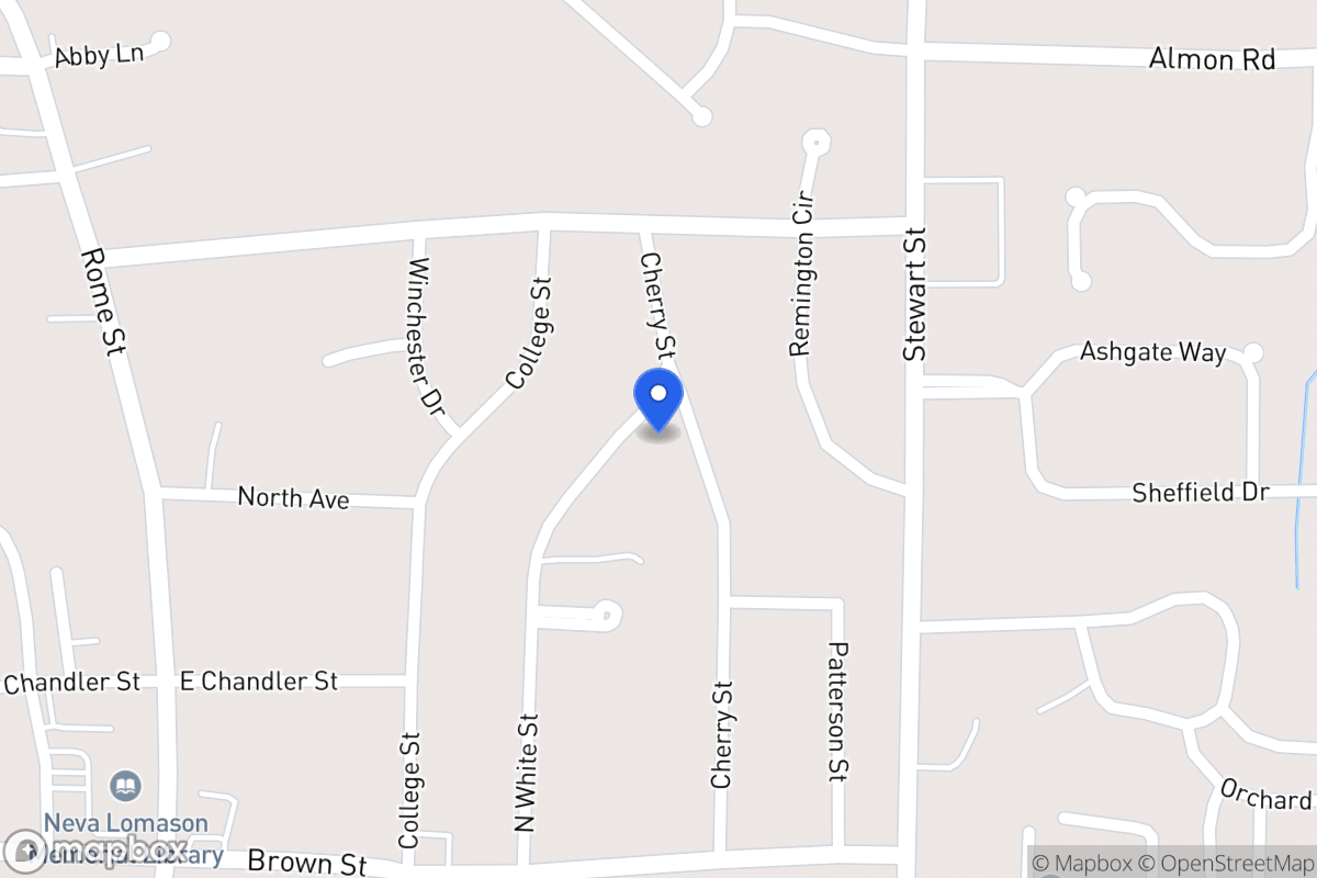 Map of 206 Cherry St