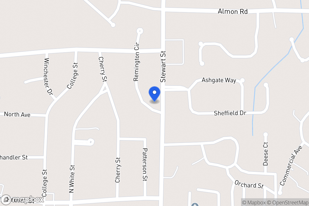 Map of 402 Stewart St