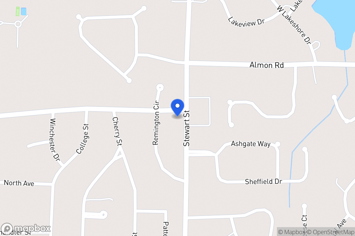 Map of 412 Stewart St