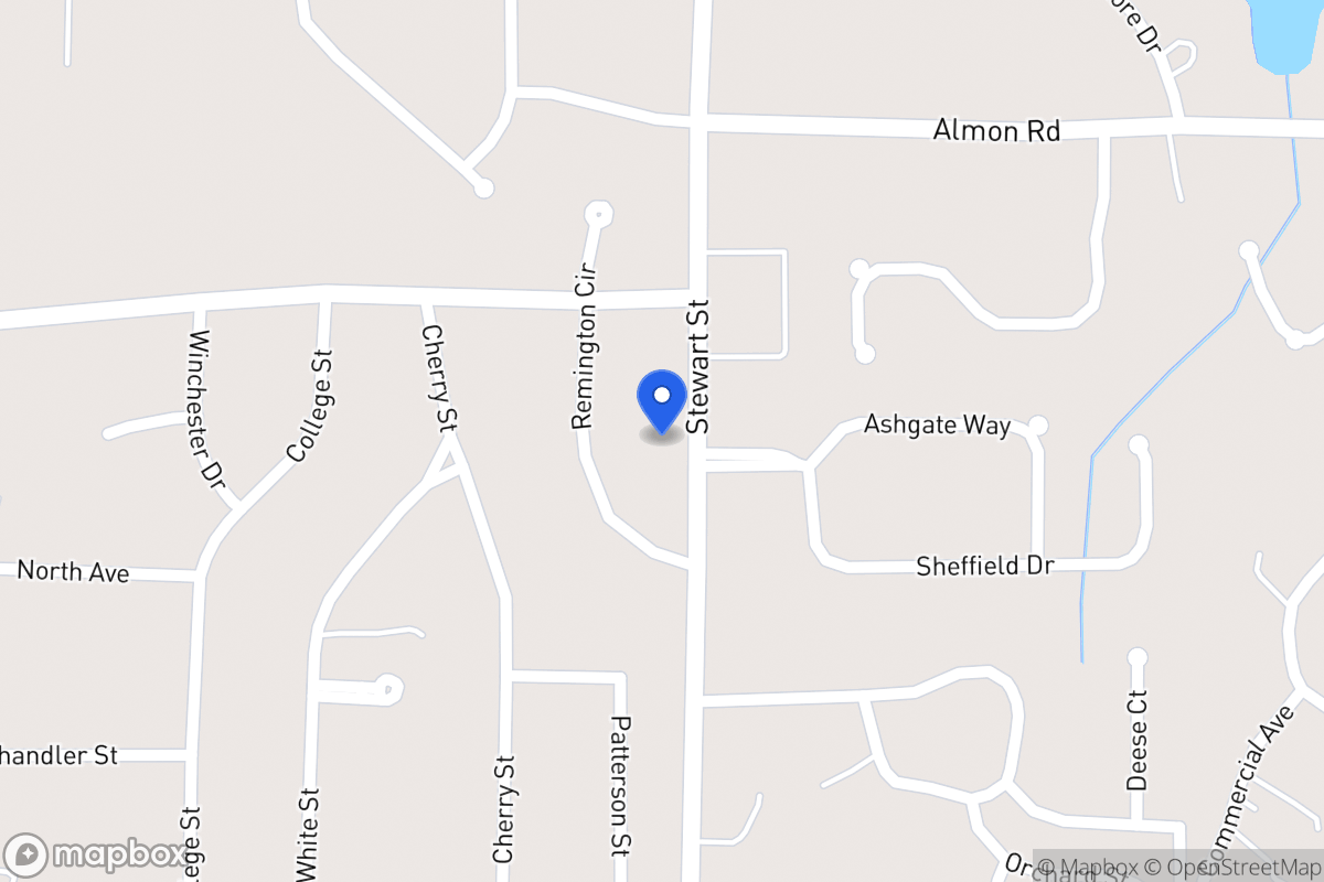Map of 406 Stewart St