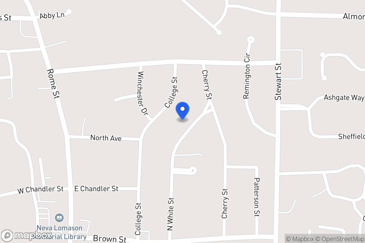 Map of 550 N White St