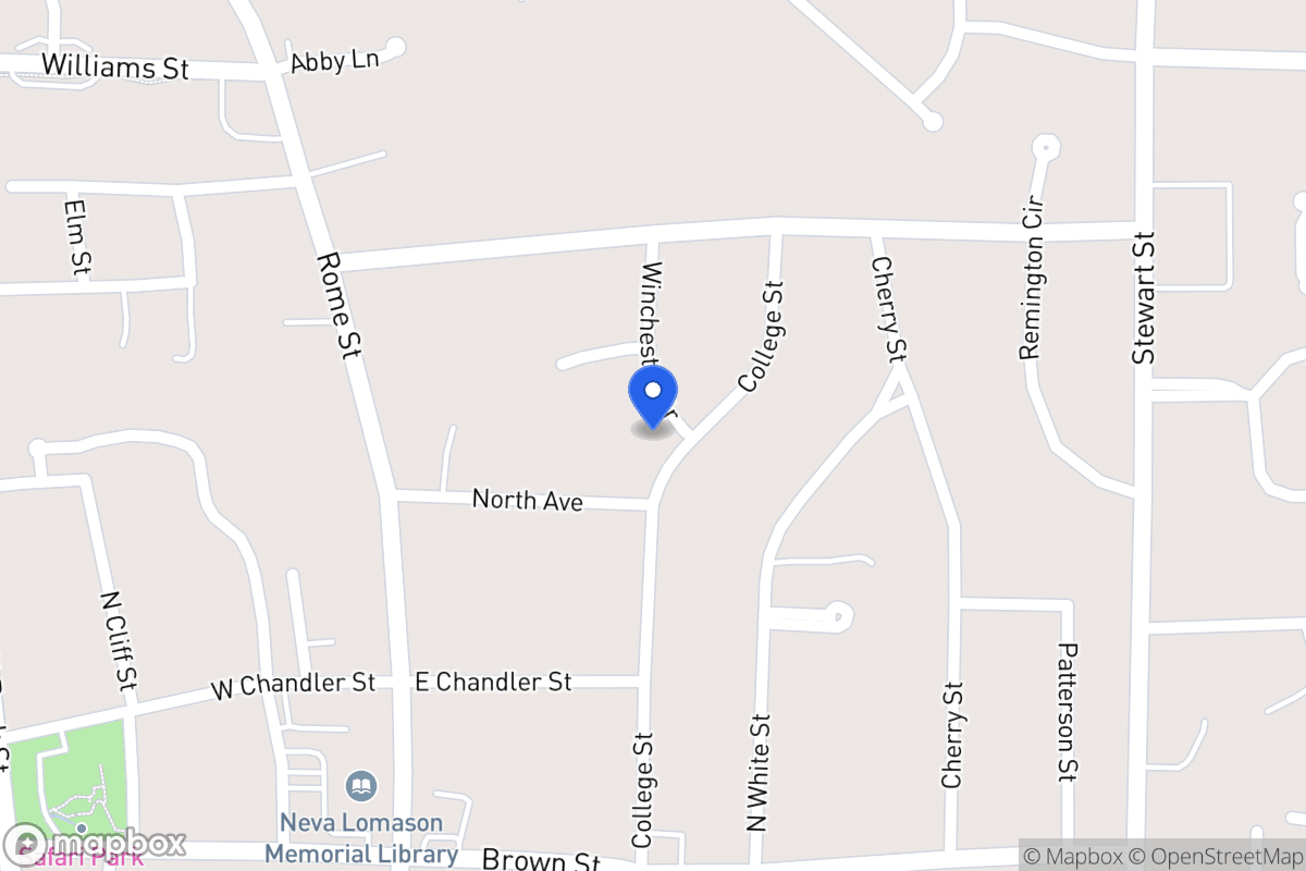 Map of 203 Winchester Dr