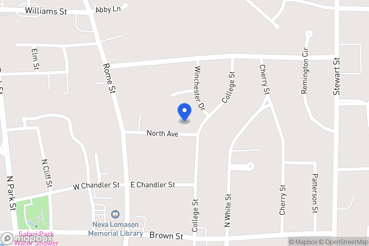 Map of 132 North Ave