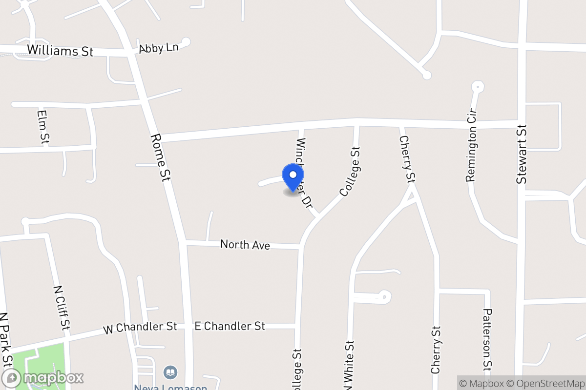 Map of 201 Winchester Dr