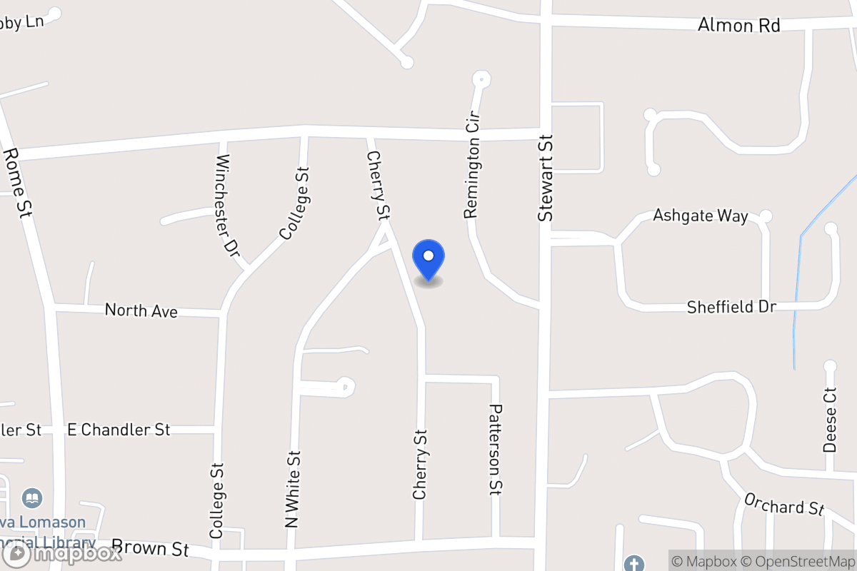 Map of 205 Cherry St