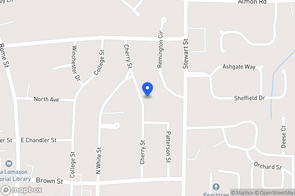 Map of 203 Cherry St