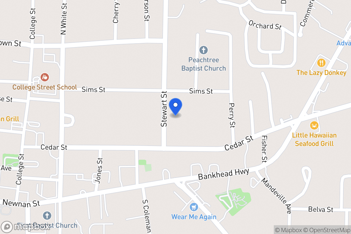 Map of 121 Stewart St