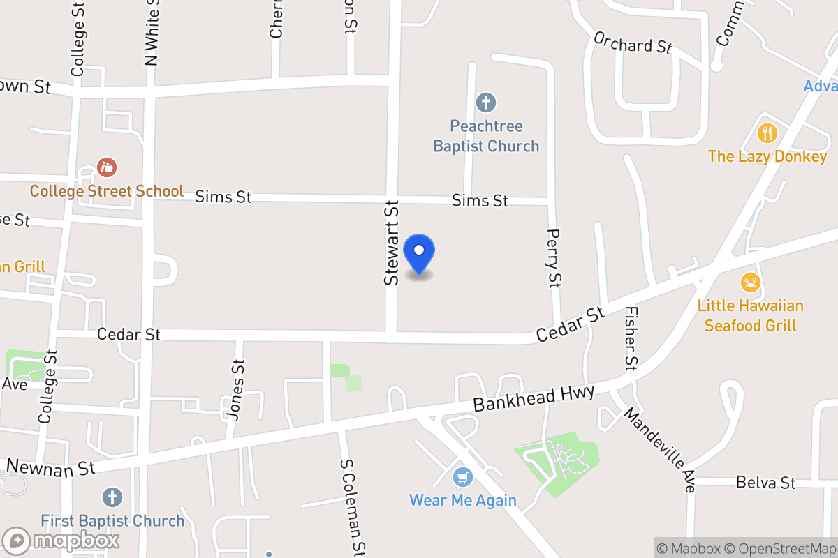 Map of 117 Stewart St