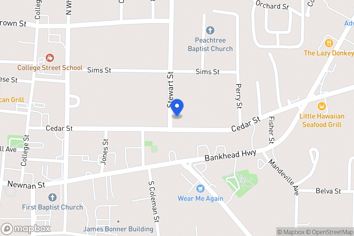 Map of 502 A&B Cedar St